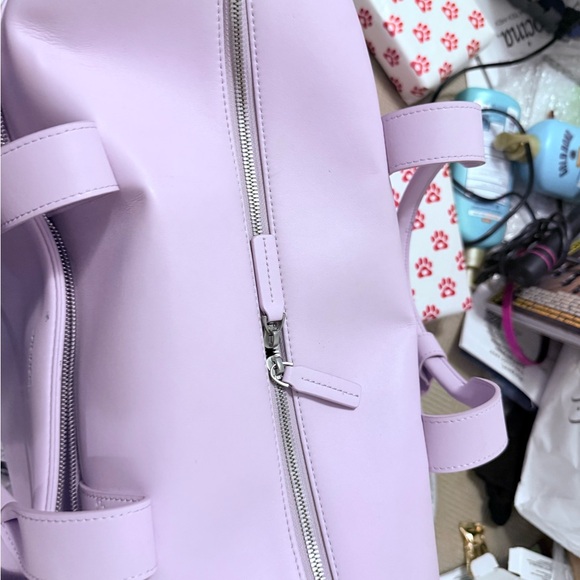 MONSE Lavender Leather Travel Tote - Picture 7 of 12